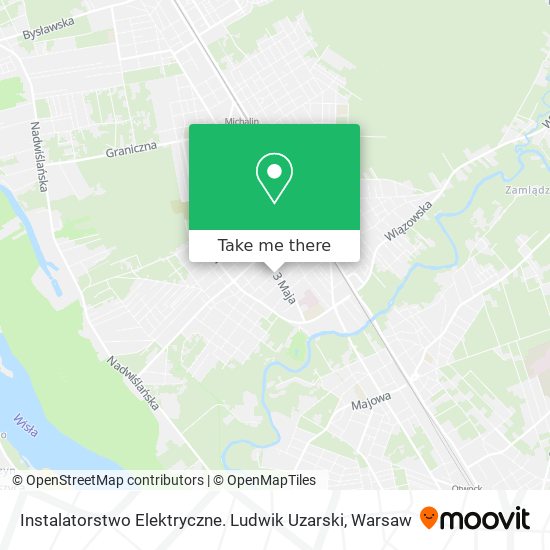 Instalatorstwo Elektryczne. Ludwik Uzarski map