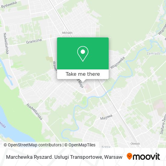 Marchewka Ryszard. Usługi Transportowe map