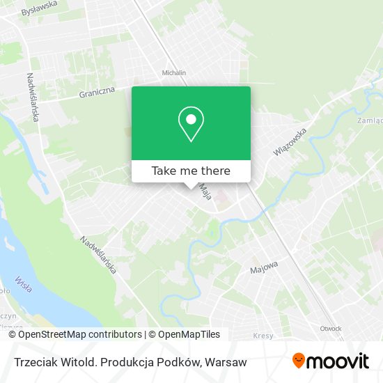 Trzeciak Witold. Produkcja Podków map