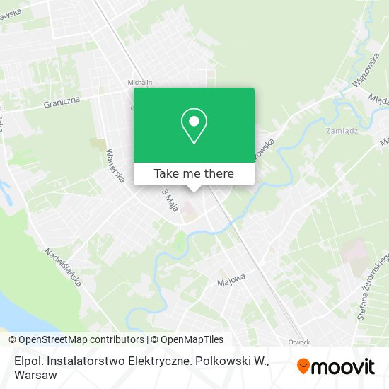 Elpol. Instalatorstwo Elektryczne. Polkowski W. map