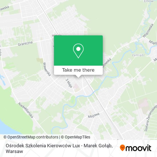 Ośrodek Szkolenia Kierowców Lux - Marek Gołąb map