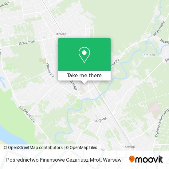 Pośrednictwo Finansowe Cezariusz Młot map