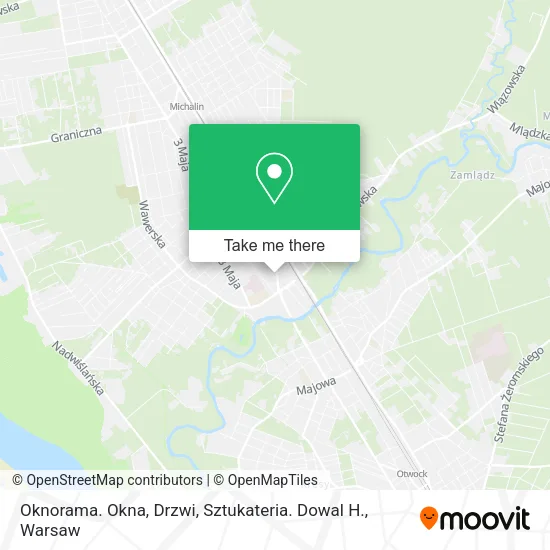 Oknorama. Okna, Drzwi, Sztukateria. Dowal H. map