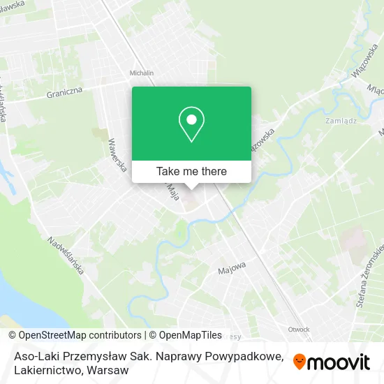 Aso-Laki Przemysław Sak. Naprawy Powypadkowe, Lakiernictwo map