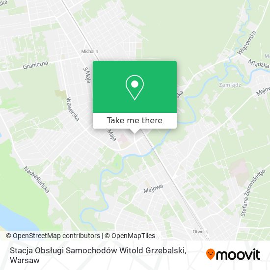 Карта Stacja Obsługi Samochodów Witold Grzebalski