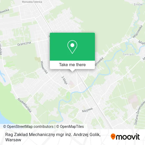 Rag Zakład Mechaniczny mgr inż. Andrzej Golik map