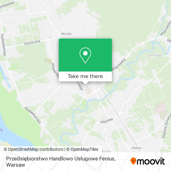 Przedsiębiorstwo Handlowo Usługowe Fenius map