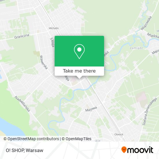 O! SHOP map