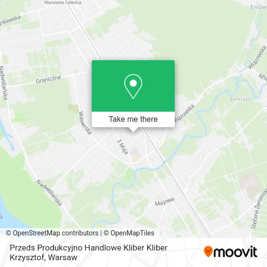 Przeds Produkcyjno Handlowe Kliber Kliber Krzysztof map