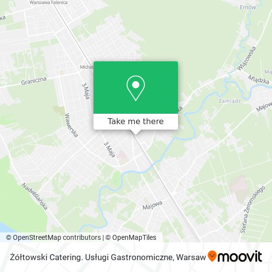 Żółtowski Catering. Usługi Gastronomiczne map