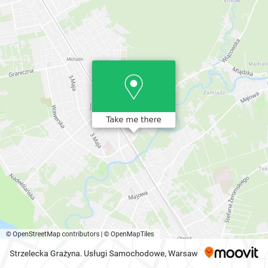 Strzelecka Grażyna. Usługi Samochodowe map