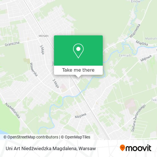 Uni Art Niedźwiedzka Magdalena map