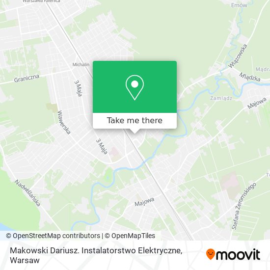 Makowski Dariusz. Instalatorstwo Elektryczne map