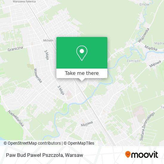 Paw Bud Paweł Pszczoła map