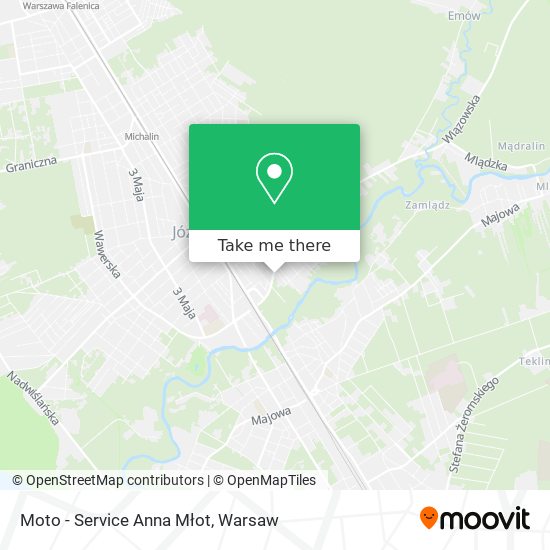 Moto - Service Anna Młot map