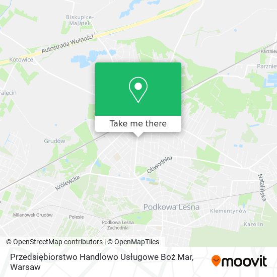 Przedsiębiorstwo Handlowo Usługowe Boż Mar map