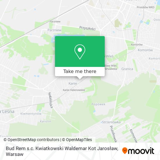 Bud Rem s.c. Kwiatkowski Waldemar Kot Jarosław map