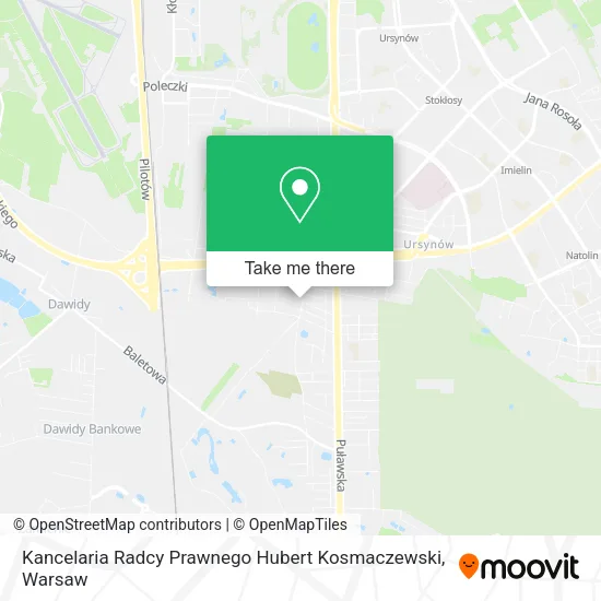 Карта Kancelaria Radcy Prawnego Hubert Kosmaczewski