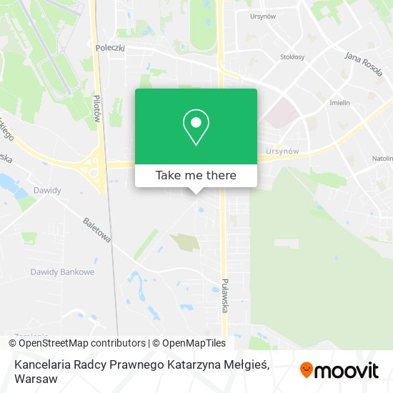 Kancelaria Radcy Prawnego Katarzyna Mełgieś map