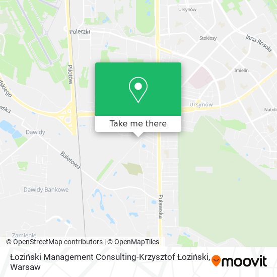 Łoziński Management Consulting-Krzysztof Łoziński map