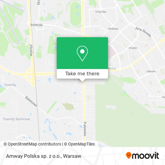 Amway Polska sp. z o.o. map