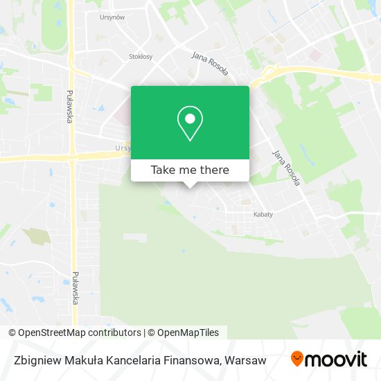 Zbigniew Makuła Kancelaria Finansowa map