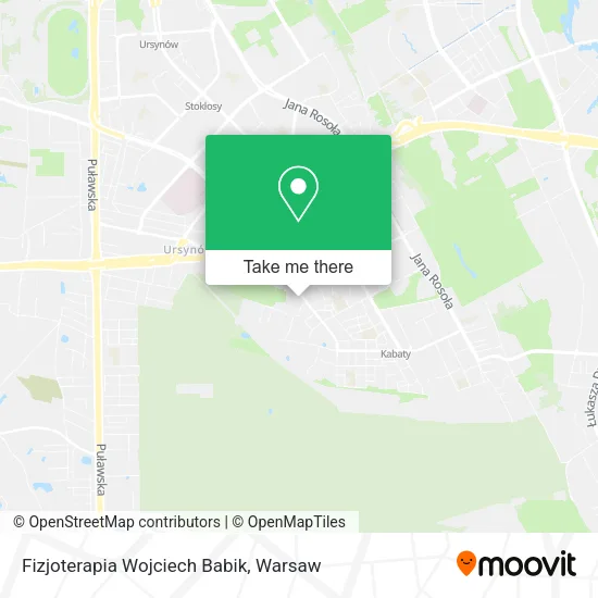 Fizjoterapia Wojciech Babik map