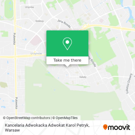 Kancelaria Adwokacka Adwokat Karol Petryk map