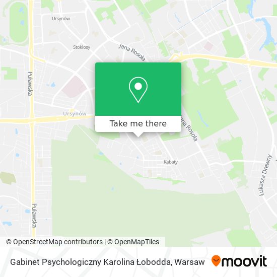 Gabinet Psychologiczny Karolina Łobodda map