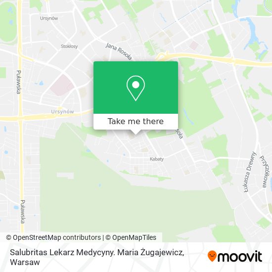 Salubritas Lekarz Medycyny. Maria Żugajewicz map