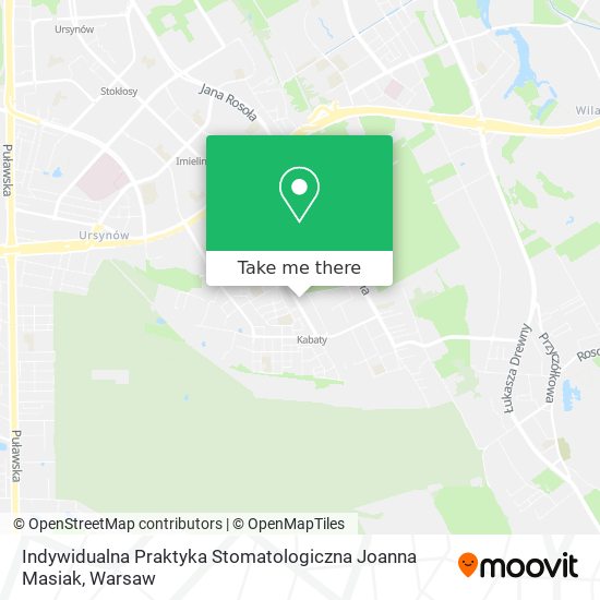 Indywidualna Praktyka Stomatologiczna Joanna Masiak map