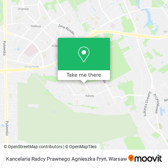 Kancelaria Radcy Prawnego Agnieszka Fryń map