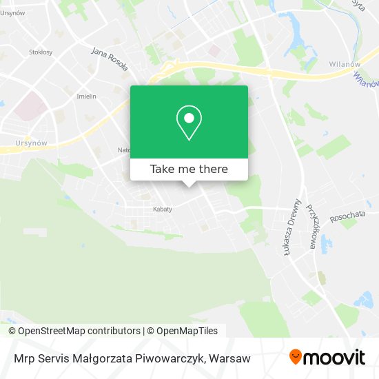 Mrp Servis Małgorzata Piwowarczyk map