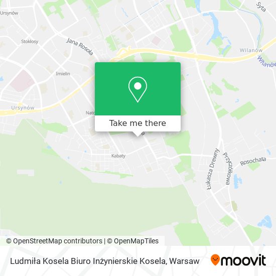 Ludmiła Kosela Biuro Inżynierskie Kosela map