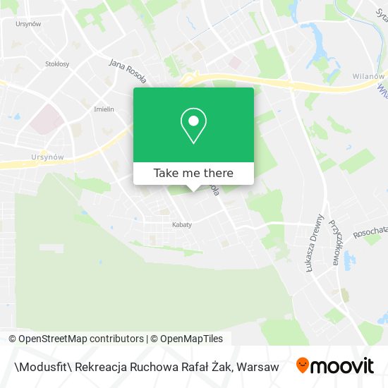 Карта \Modusfit\ Rekreacja Ruchowa Rafał Żak