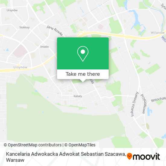 Карта Kancelaria Adwokacka Adwokat Sebastian Szacawa