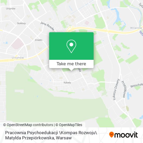 Карта Pracownia Psychoedukacji \Kompas Rozwoju\ Matylda Przepiórkowska