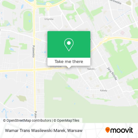 Wamar Trans Wasilewski Marek map