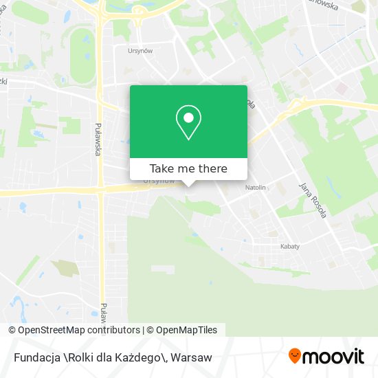 Fundacja \Rolki dla Każdego\ map