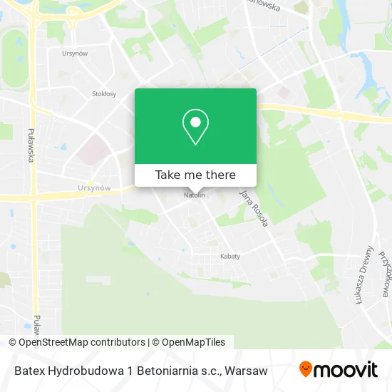 Карта Batex Hydrobudowa 1 Betoniarnia s.c.