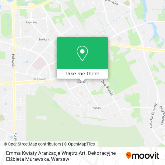 Emma Kwiaty Aranżacje Wnętrz Art. Dekoracyjne Elżbieta Murawska map