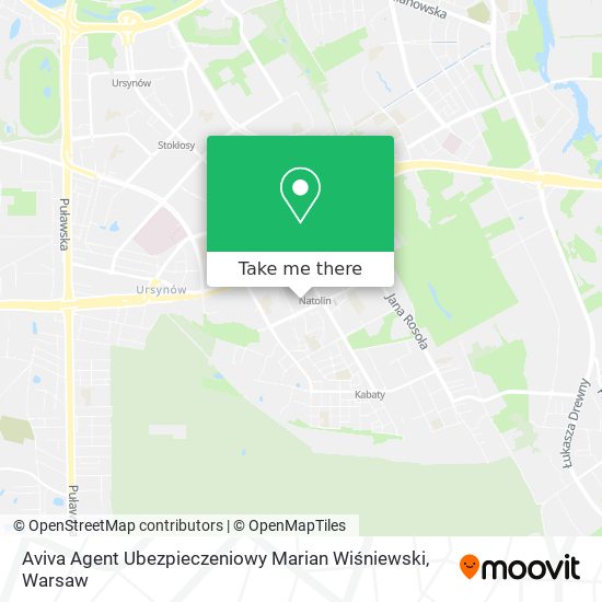 Aviva Agent Ubezpieczeniowy Marian Wiśniewski map