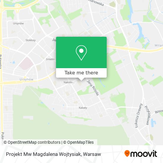 Projekt Mw Magdalena Wojtysiak map