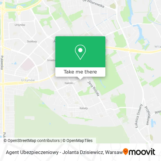 Agent Ubezpieczeniowy - Jolanta Dzisiewicz map
