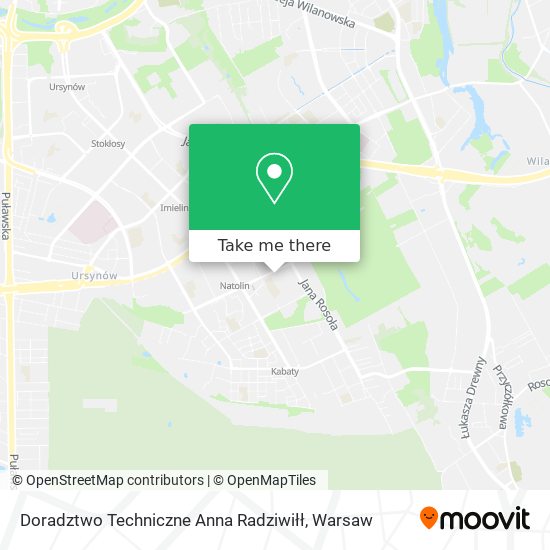 Doradztwo Techniczne Anna Radziwiłł map