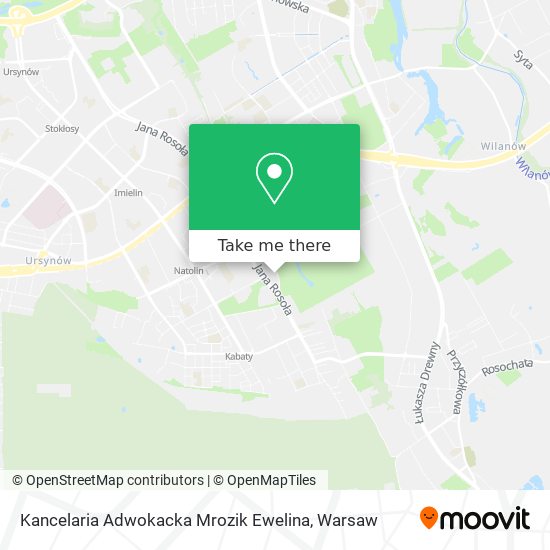 Kancelaria Adwokacka Mrozik Ewelina map