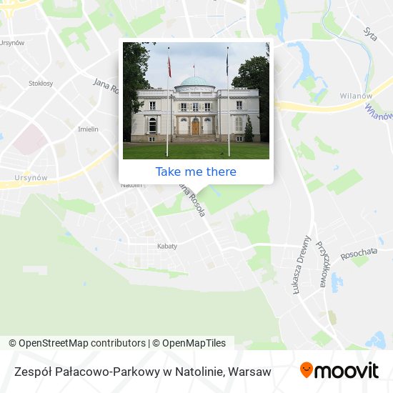 Zespół Pałacowo-Parkowy w Natolinie map