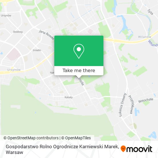 Gospodarstwo Rolno Ogrodnicze Karniewski Marek map