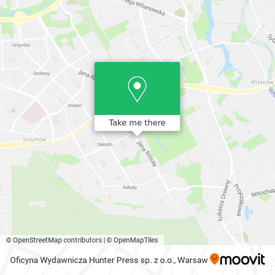 Oficyna Wydawnicza Hunter Press sp. z o.o. map