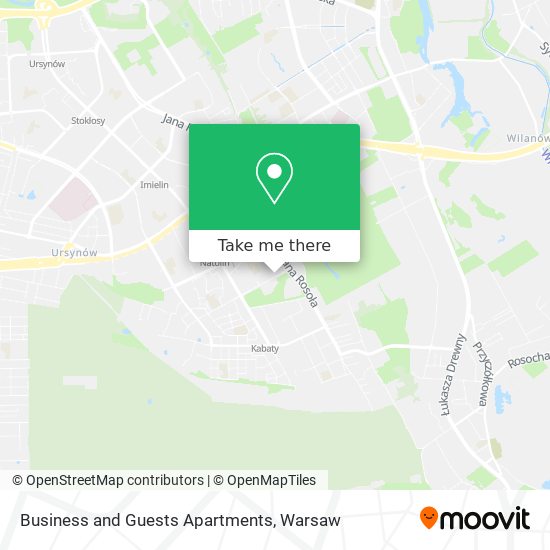 Business and Guests Apartments map